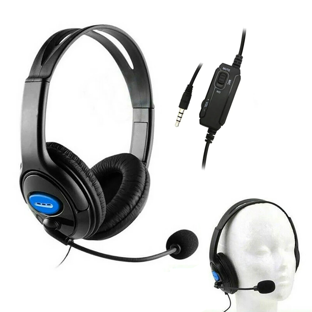 Cuffie da Gaming Over-Ear con Microfono Compatibili PS4 e Xbox One