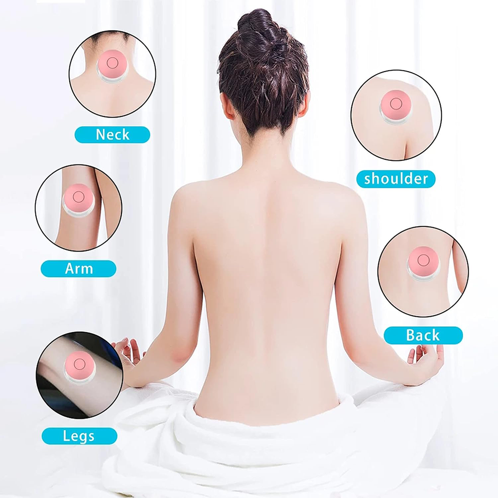 Set Coppette Massaggio in Silicone e Vetro per Terapia Corpo e Viso