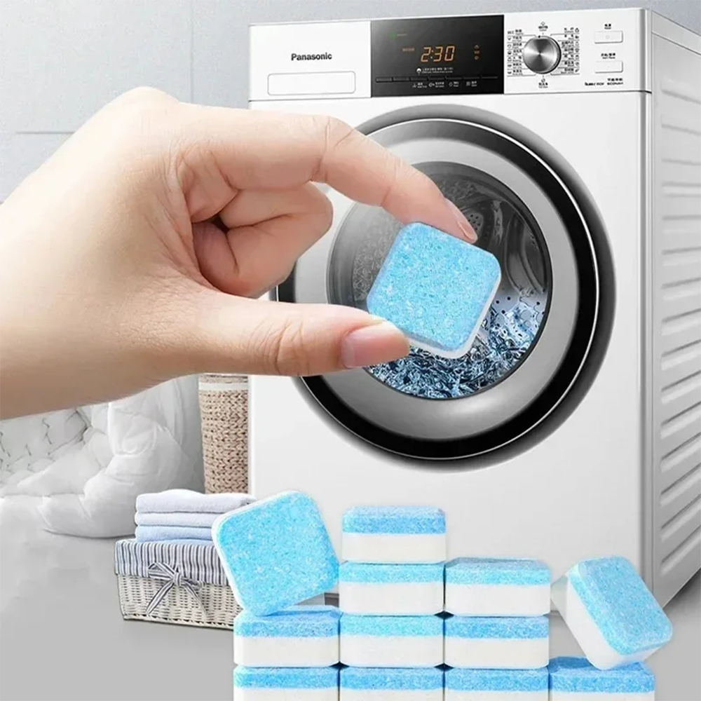 Compresse Effervescenti Lavatrice – Pulizia Profonda, Freschezza a Lungo