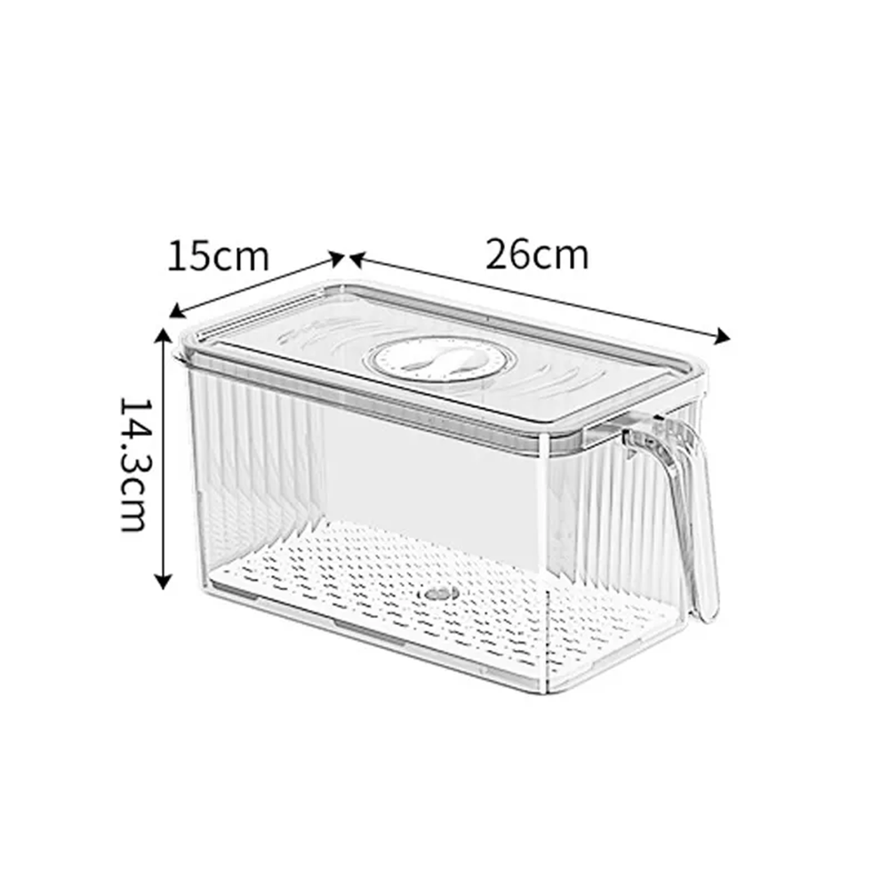 Contenitore Trasparente con Timer Freschezza