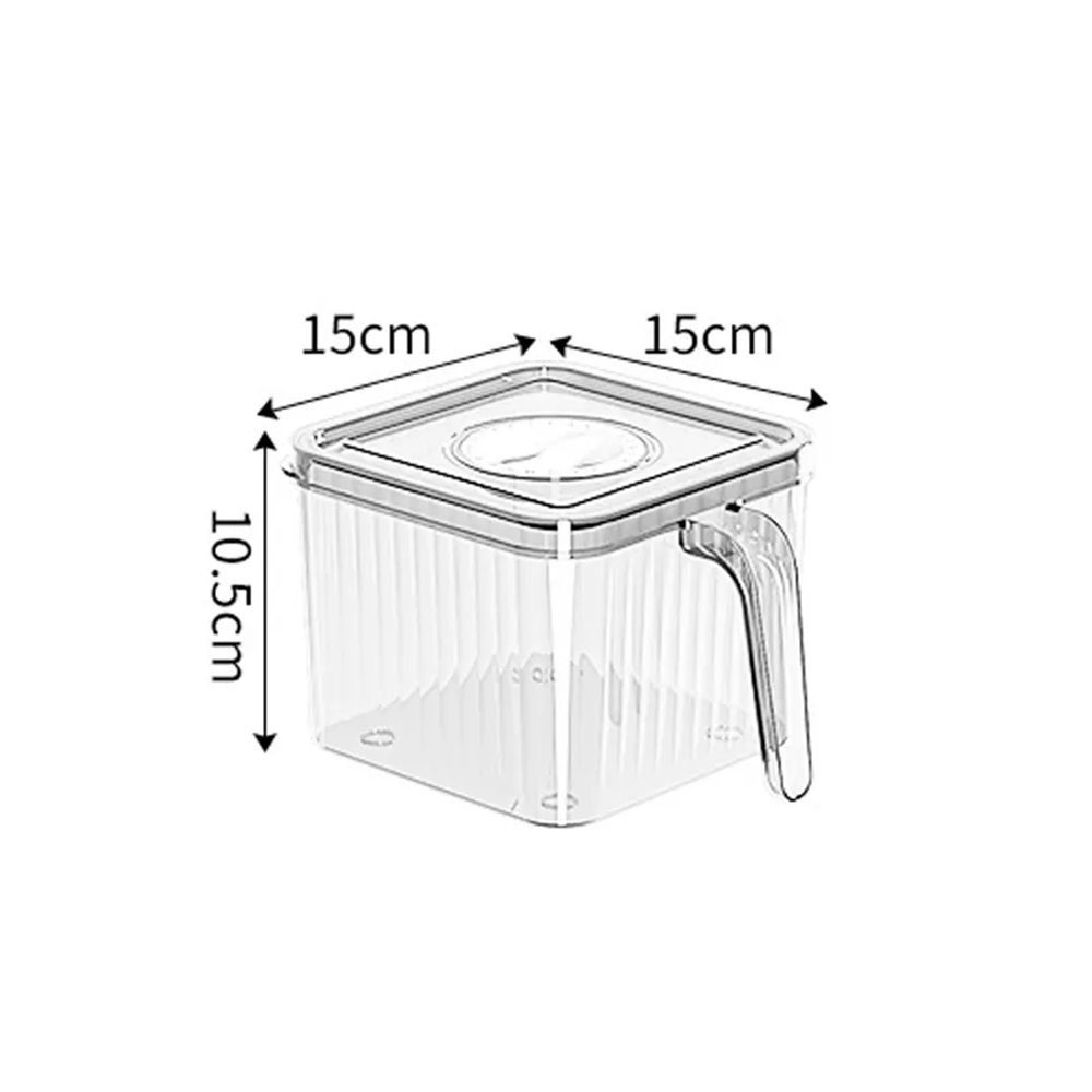 Contenitore Trasparente con Timer Freschezza