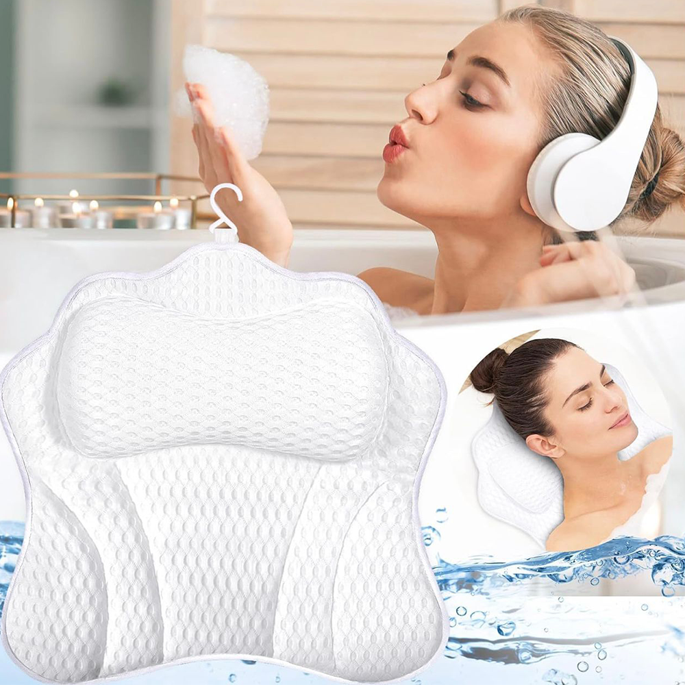 Cuscino Ergonomico 4D Air Mesh per Vasca da Bagno