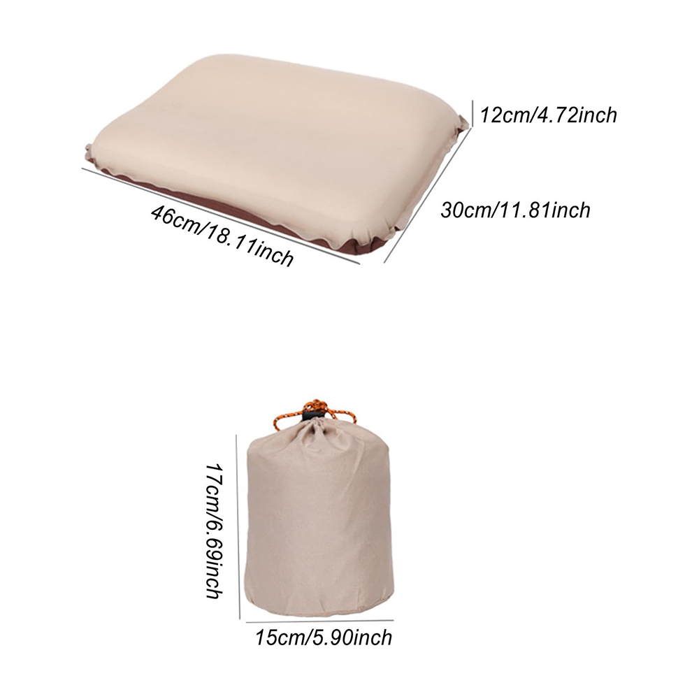 Cuscino Gonfiabile Supporto Cervicale – Comfort e Relax in Viaggio e Campeggio