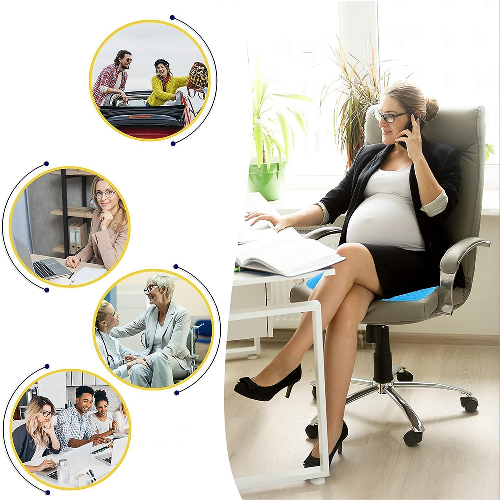 Cuscino Ortopedico in Gel da Seduta – Supporto Ergonomico per Seduta