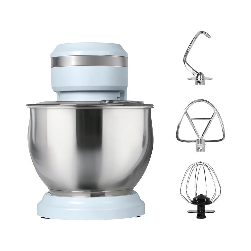 Impastatrice da Cucina Multifunzionale 1000W Ciotola 5L Gancio Frusta