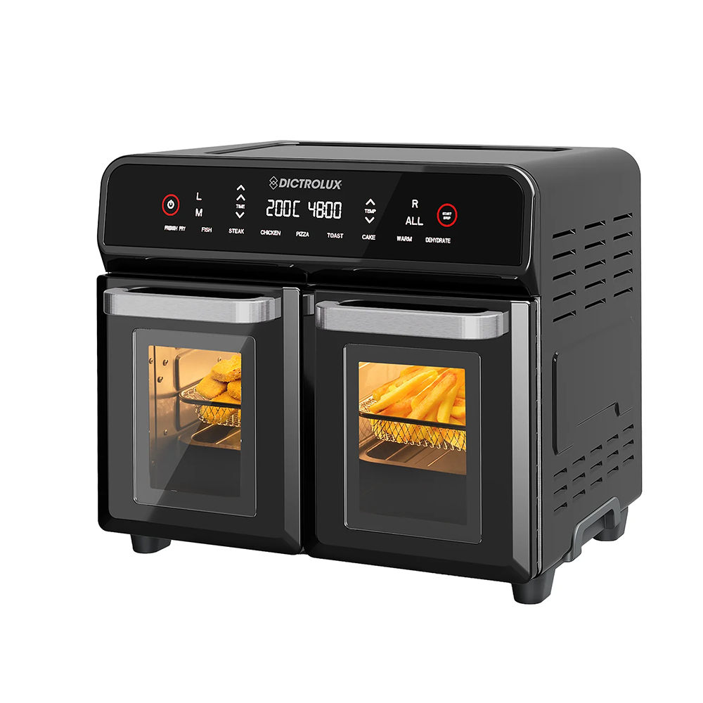 Friggitrice ad Aria Doppio Scomparto 23 Litri 2400W