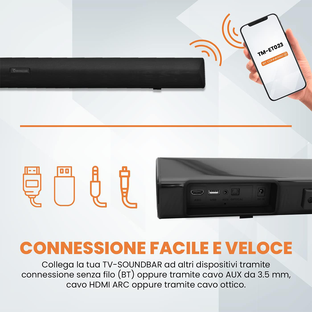 Soundbar Bluetooth 2.0