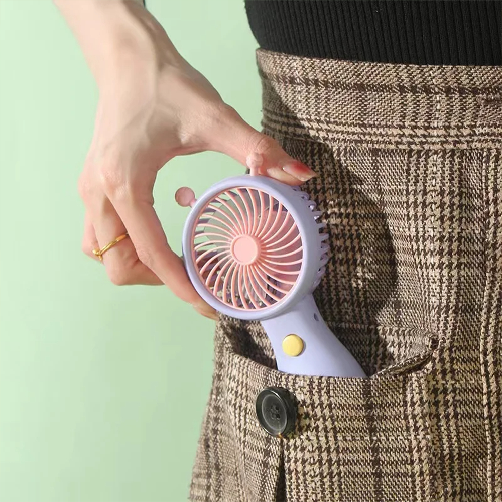 Ventilatore Portatile USB Tascabile Lumaca con Batteria Ricaricabile