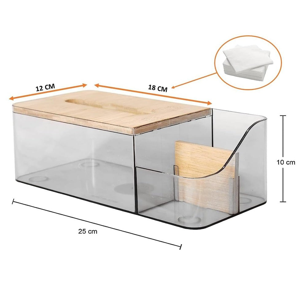 Porta Fazzoletti Moderno Elegante Bambù