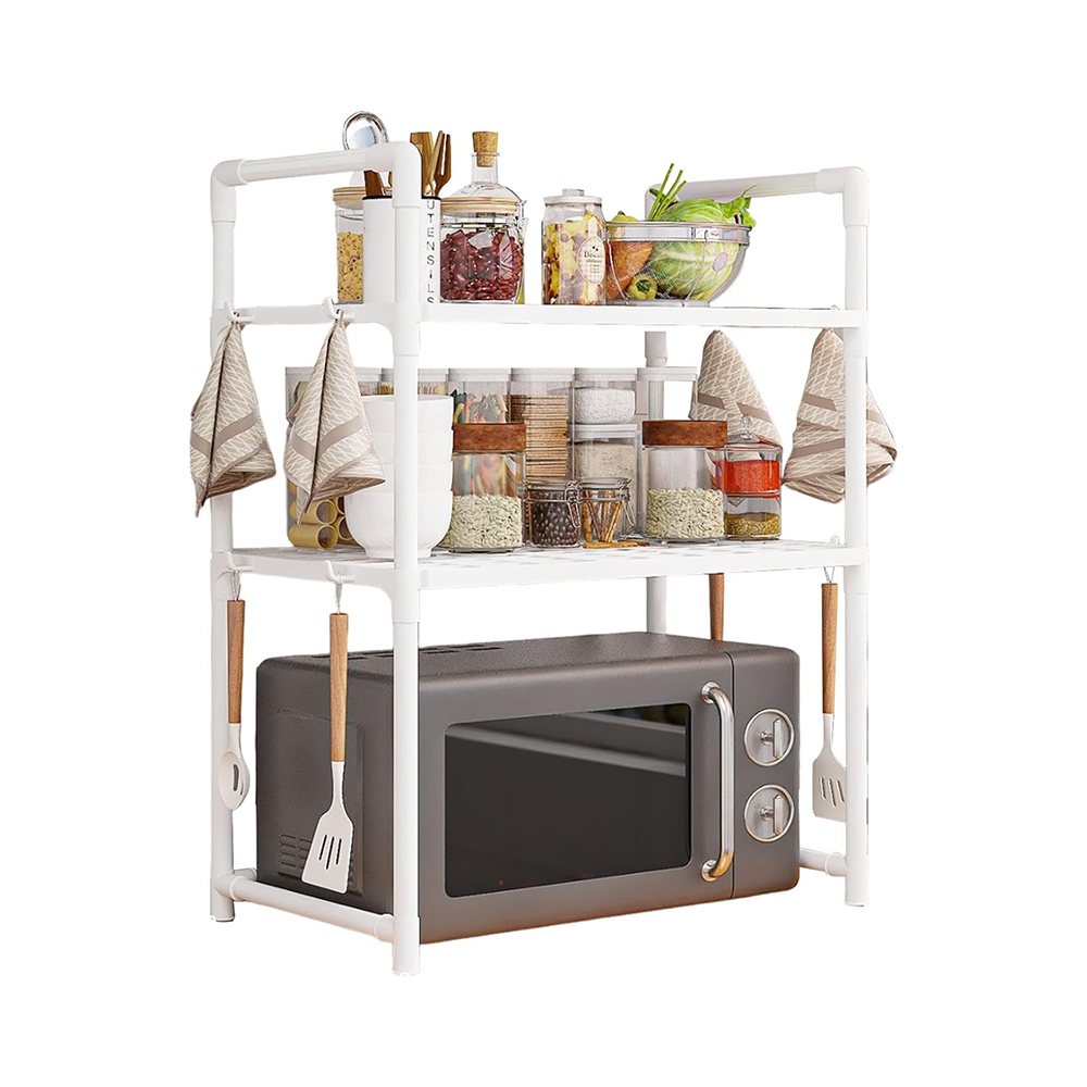 Scaffale Multiuso da Cucina a 3 Ripiani