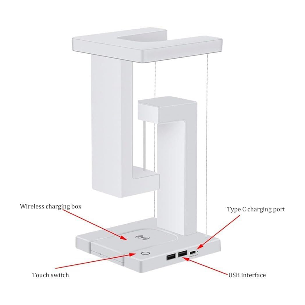 Lampada Galleggiante con Ricarica Wireless