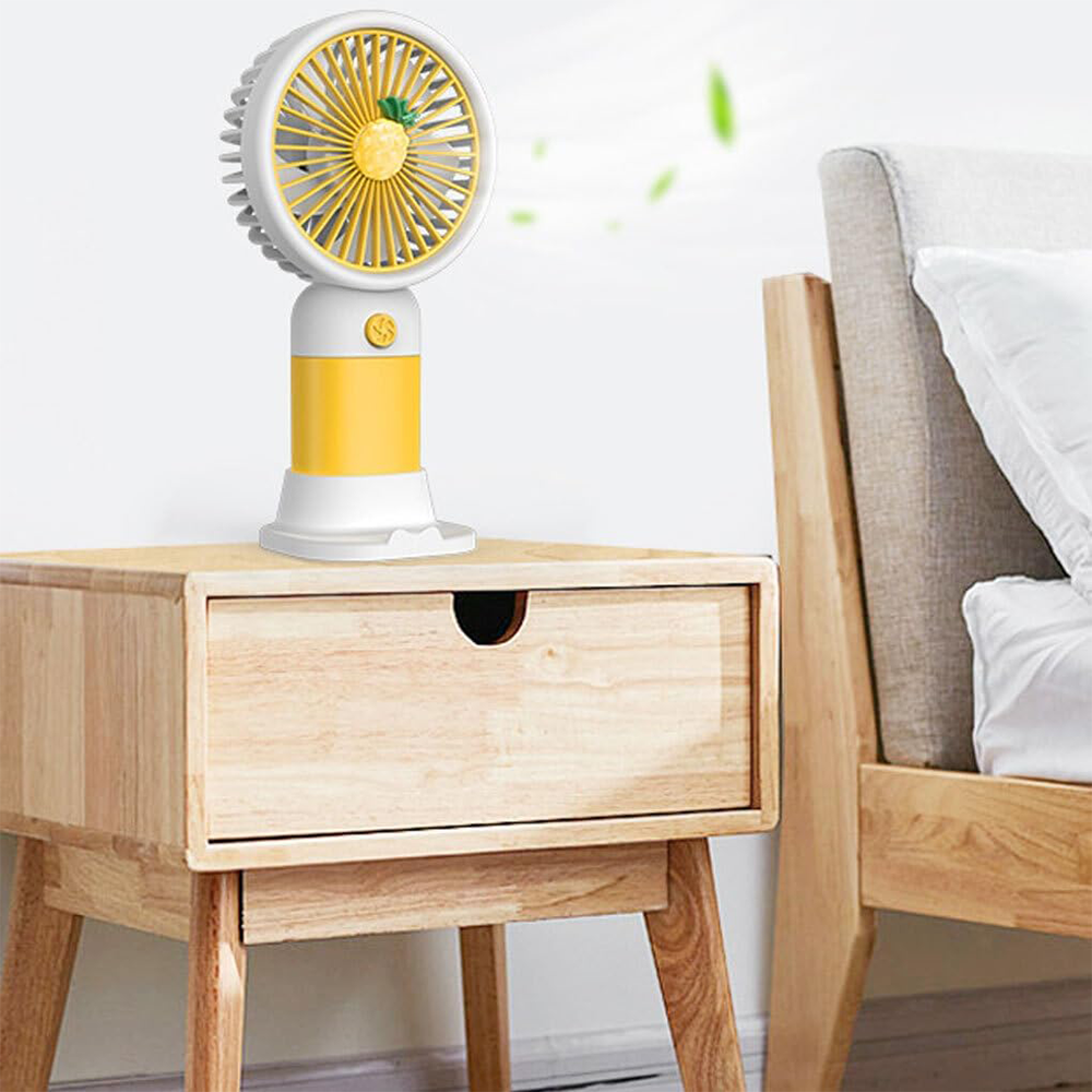 Ventilatore Ricaricabile Fruit Design da Scrivania e Tascabile