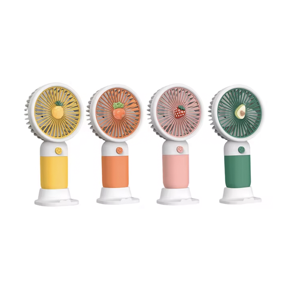 Ventilatore Ricaricabile Fruit Design da Scrivania e Tascabile