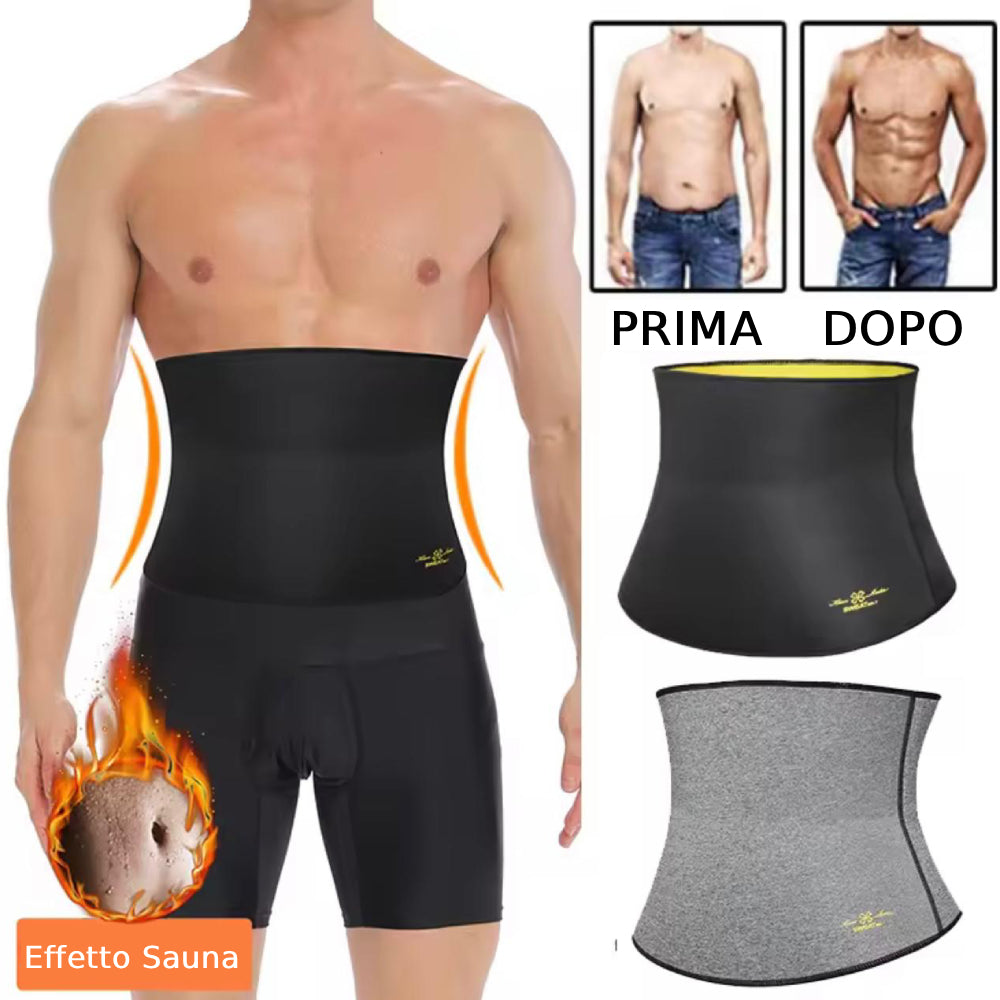 Fascia Addominale Elastica Unisex Termocompressiva