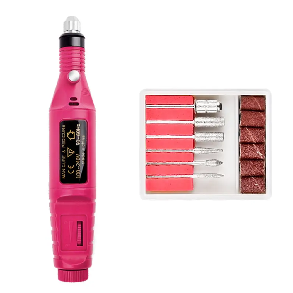 Kit Elettrico per Manicure e Pedicure con Punte Intercambiabili