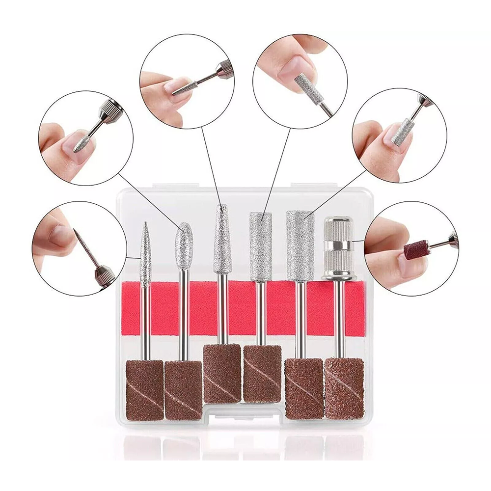 Kit Elettrico per Manicure e Pedicure con Punte Intercambiabili