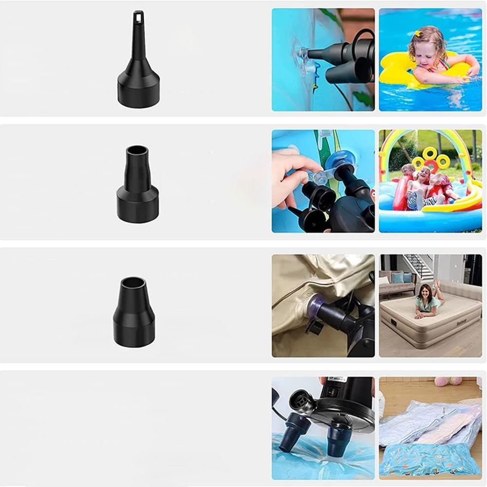 Pompa Aria Elettrica Ricaricabile 4500mAh – Gonfiatore e Sgonfiatore Portatile