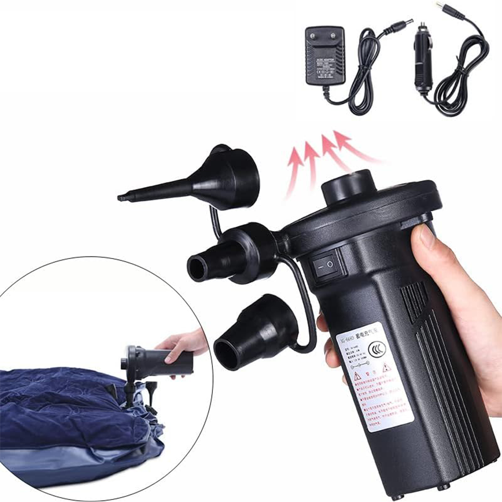 Pompa Aria Elettrica Ricaricabile 4500mAh – Gonfiatore e Sgonfiatore Portatile