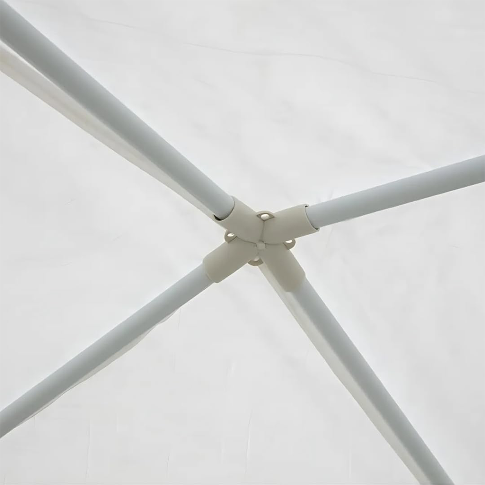Gazebo 3x3 Metri con Montaggio Rapido, Copertura e Struttura in Ferro per Giardino