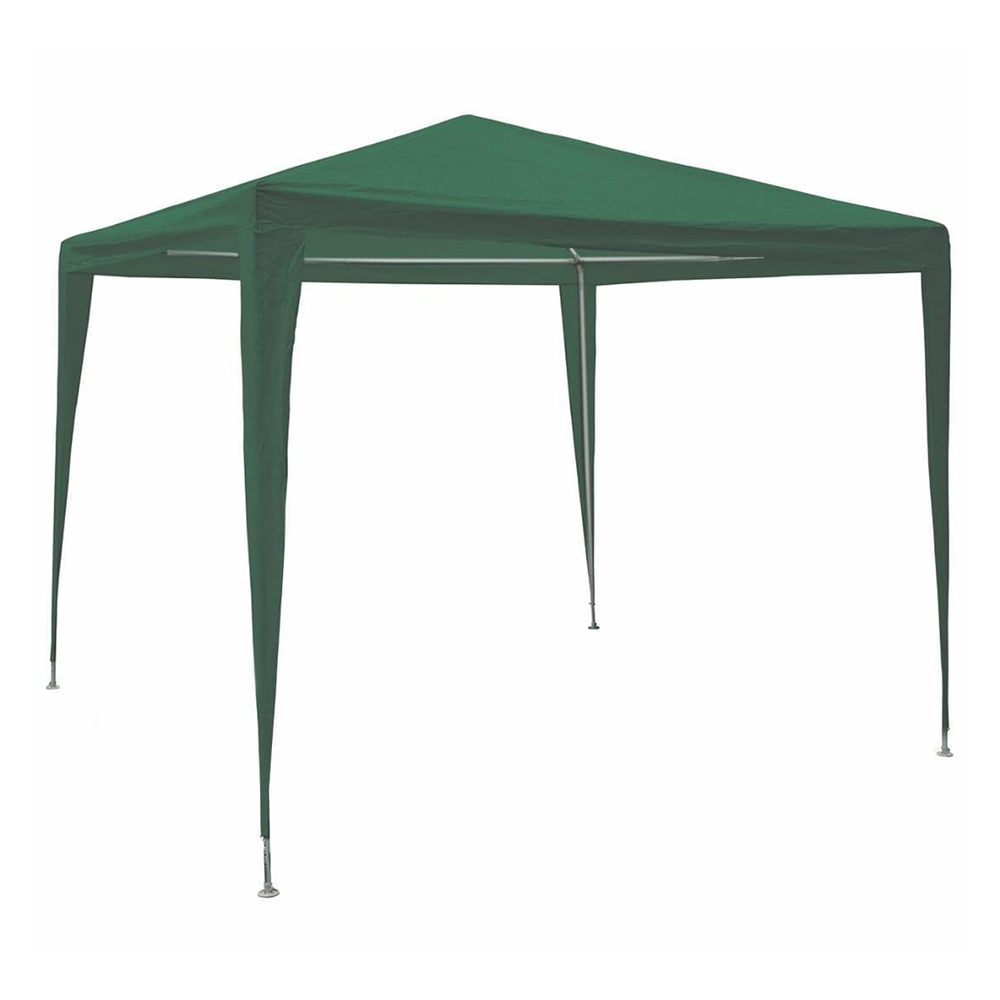 Gazebo 3x3 Metri con Montaggio Rapido, Copertura e Struttura in Ferro per Giardino