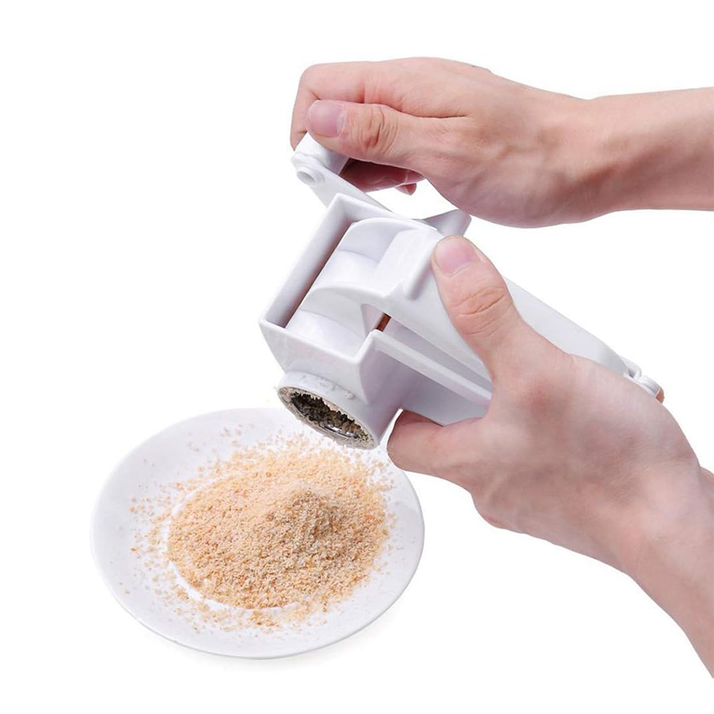 Grattugia a Manovella per Parmigiano, Frutta Secca, Cioccolato con Impugnatura Ergonomica