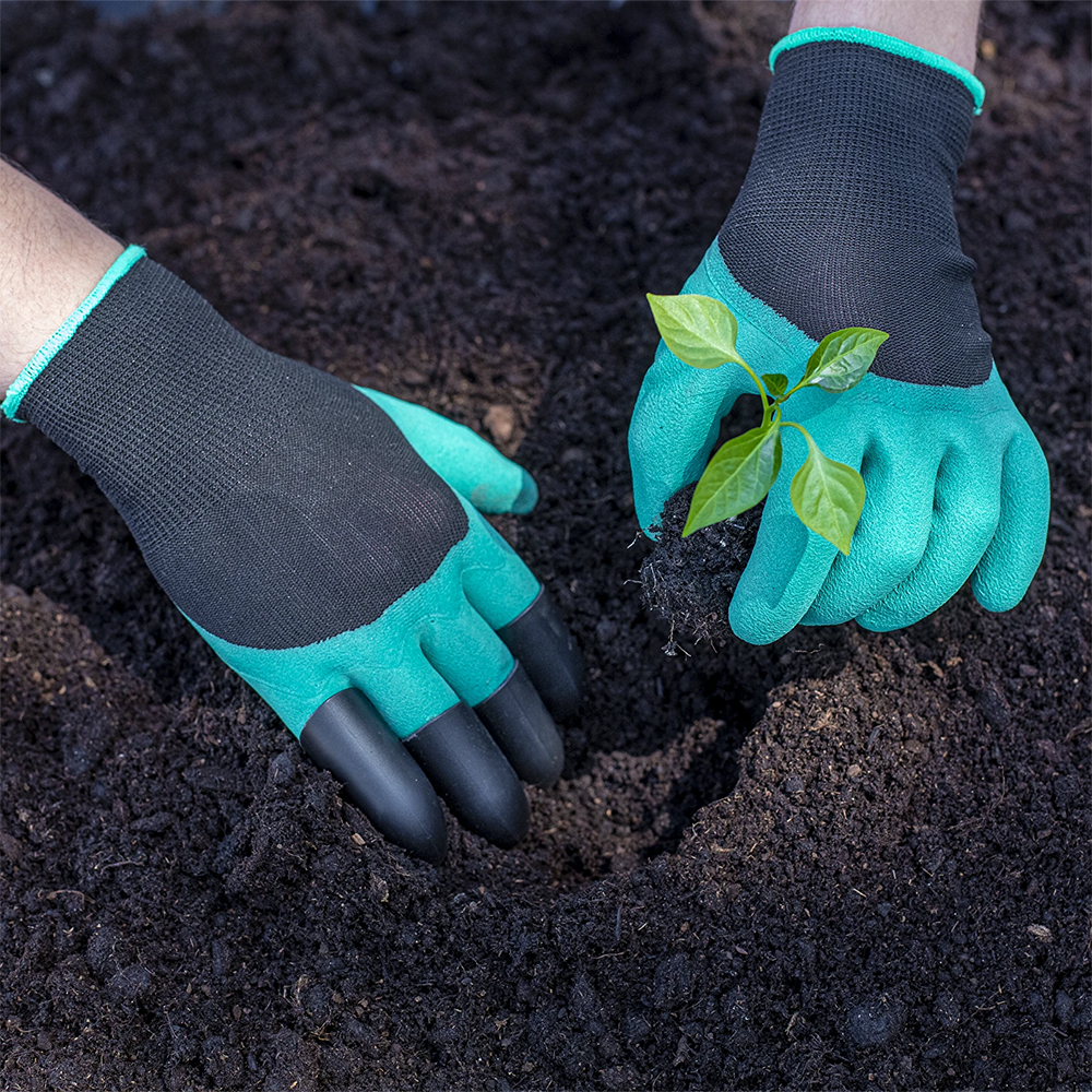 Guanti da Giardinaggio con Artigli – Scava, Pianta e Diserba Facilmente
