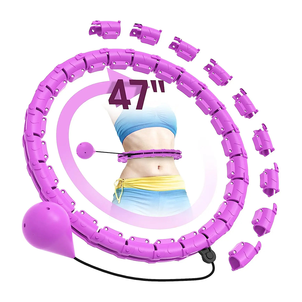 Hula Hoop Regolabile con Palla per Dimagrire