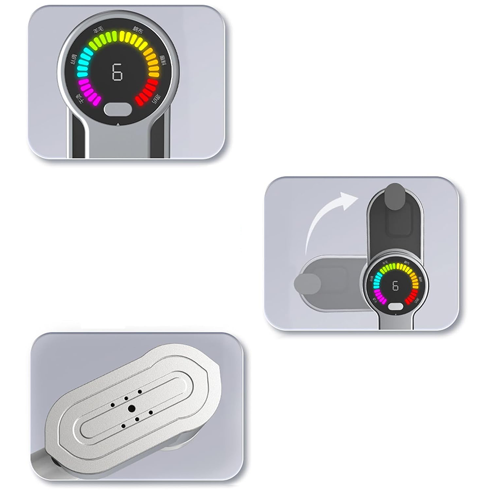 Ferro da Stiro a Vapore Portatile con Display LED