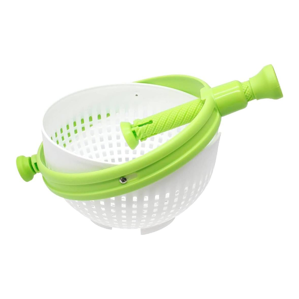 Centrifuga Scolapasta Rotante 5 Litri per Lavare Asciugare e Servire Verdure