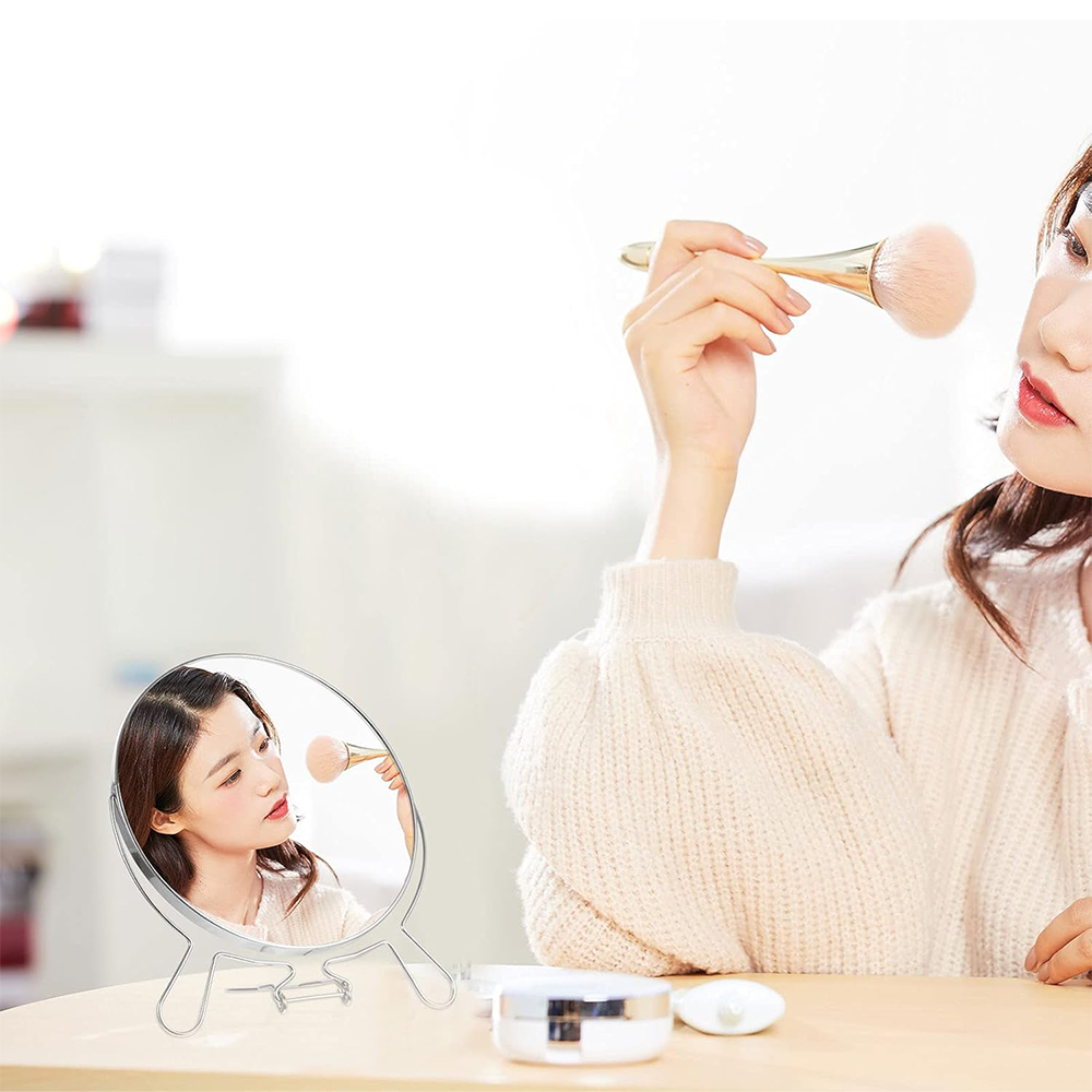 Specchio da Trucco Doppio Lato Rotante