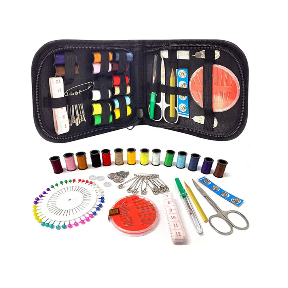 Kit da Cucito Tascabile 68 Pezzi con Custodia