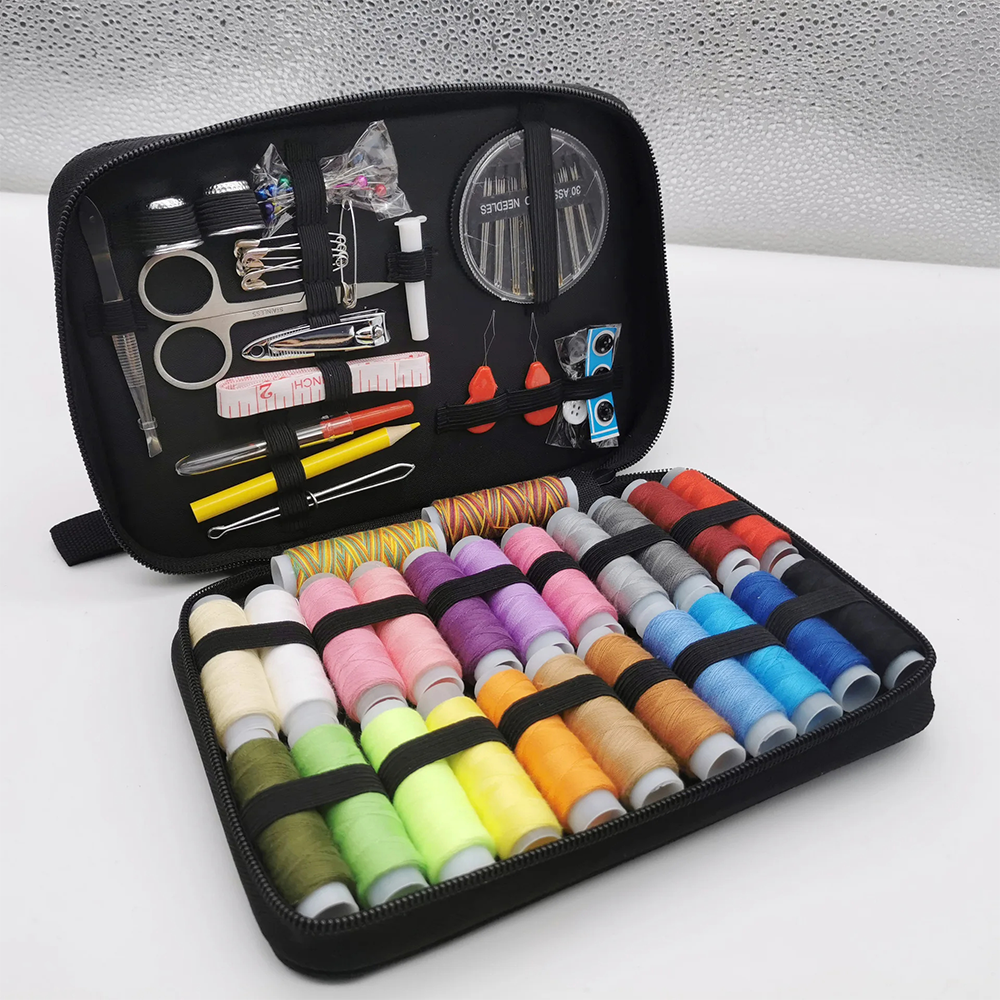 Kit da Cucito Tascabile 68 Pezzi con Custodia