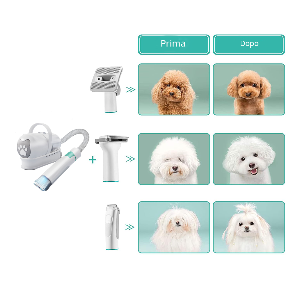 Toelettatura 7 in 1 Professionale per Cani e Gatti