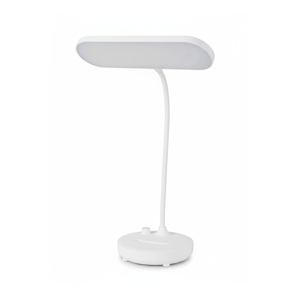Lampada da Scrivania LED Regolabile con Collo Flessibile e Batteria Ricaricabile