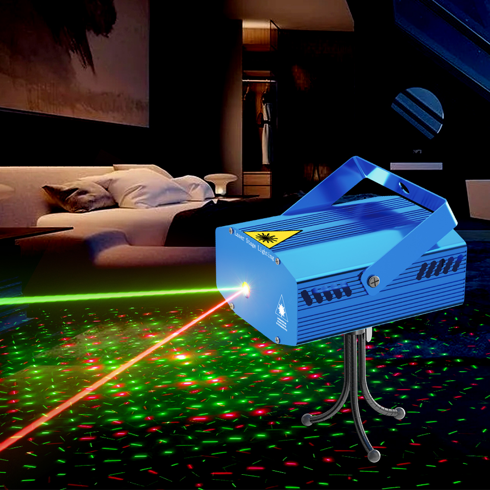 Proiettore Laser LED Musicale con Effetti Dinamici