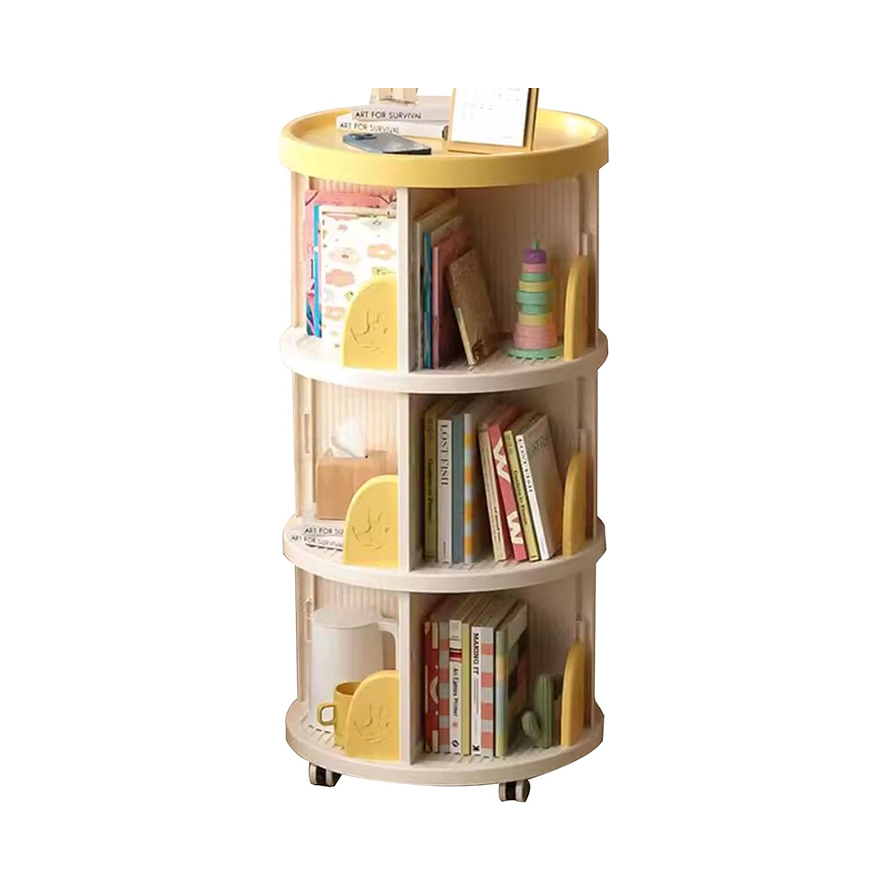 Libreria Angolare Mobile Salvaspazio Rotante