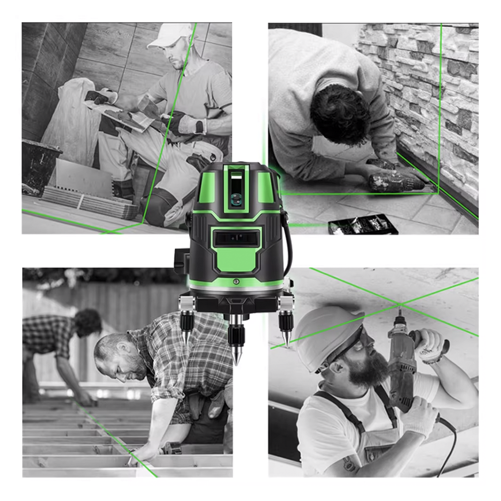 Laser Autolivellante Professionale 5 Linee con Rotazione 360°
