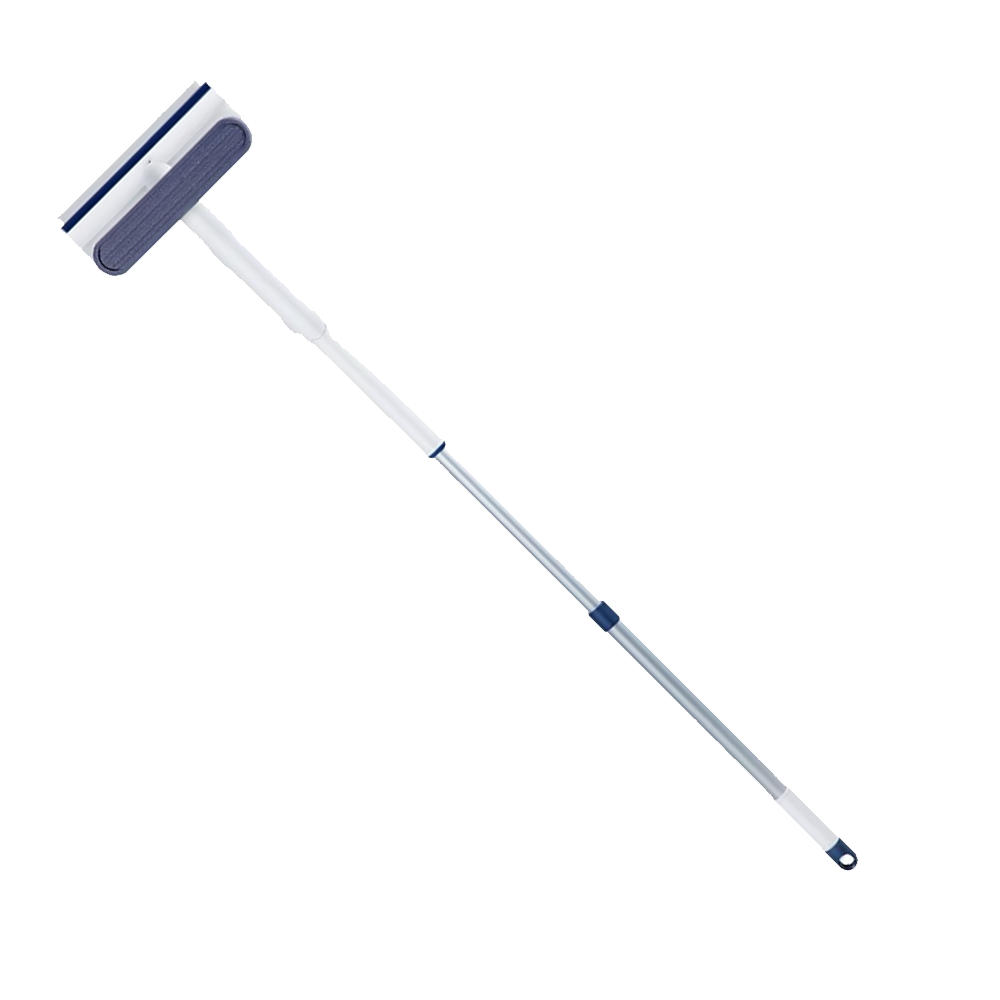 Lavavetri Telescopico 3 in 1 con Spray e Contenitore Integrato