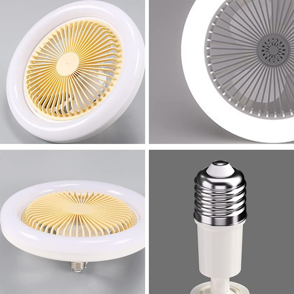Ventilatore da Soffitto LED con Luce Regolabile e Telecomando
