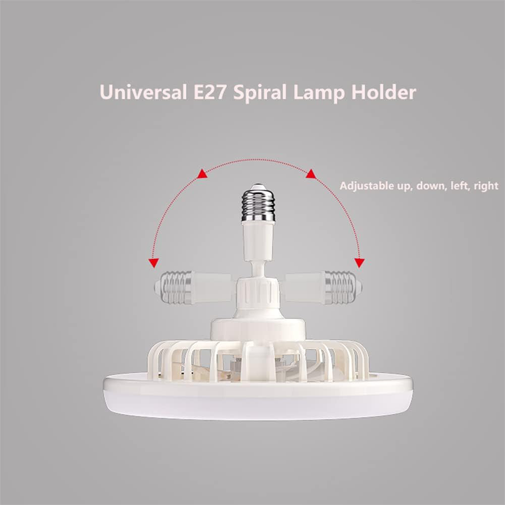 Ventilatore da Soffitto LED con Luce Regolabile e Telecomando