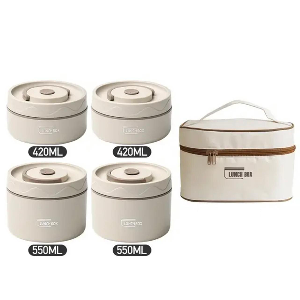 Lunch Box Termico Multistrato e Borsa per il Trasporto