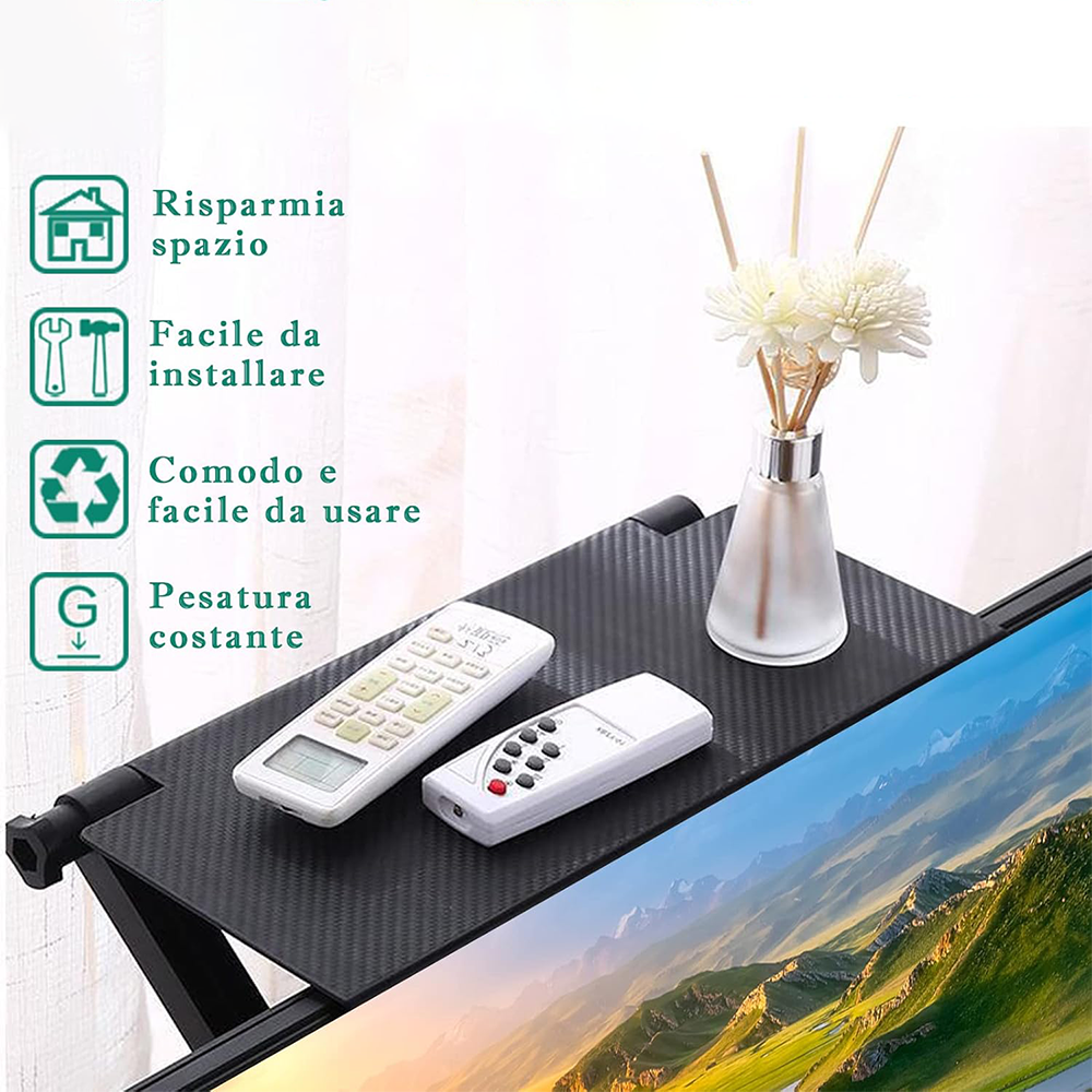 Mensola Universale Ripiegabile per Monitor e TV