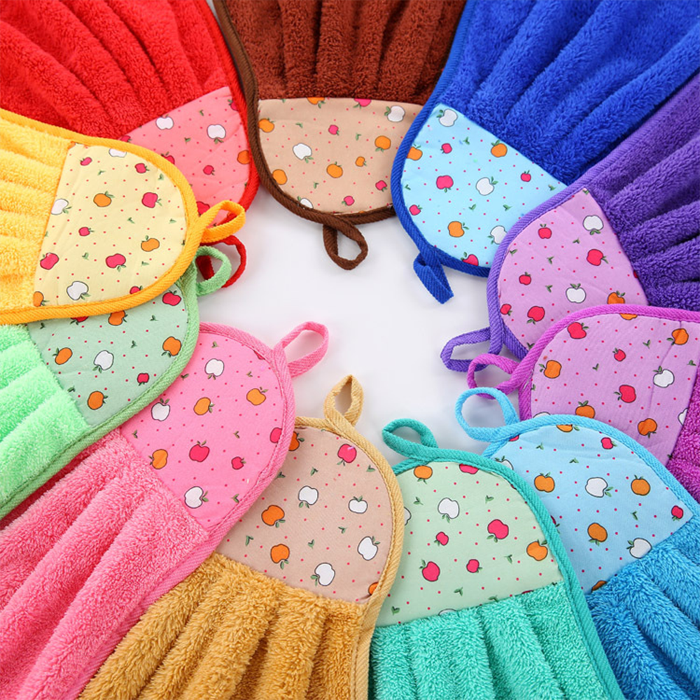 Panni in Microfibra Super Assorbenti con Laccetto Multicolore