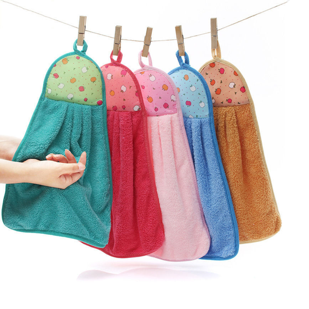 Panni in Microfibra Super Assorbenti con Laccetto Multicolore