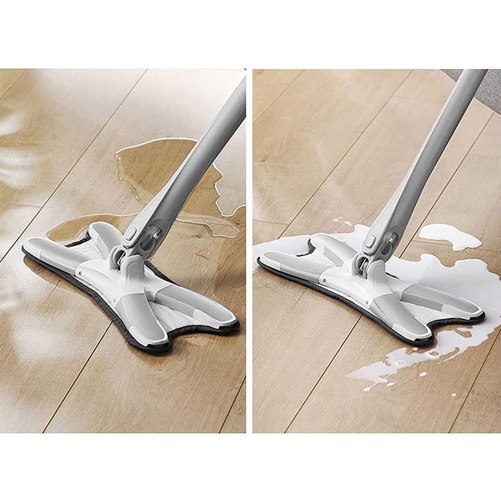 Mop Auto-Strizzante Rotante con Testa in Microfibra