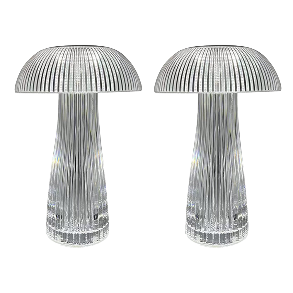 Lampada da Tavolo Ricaricabile a Fungo RGB