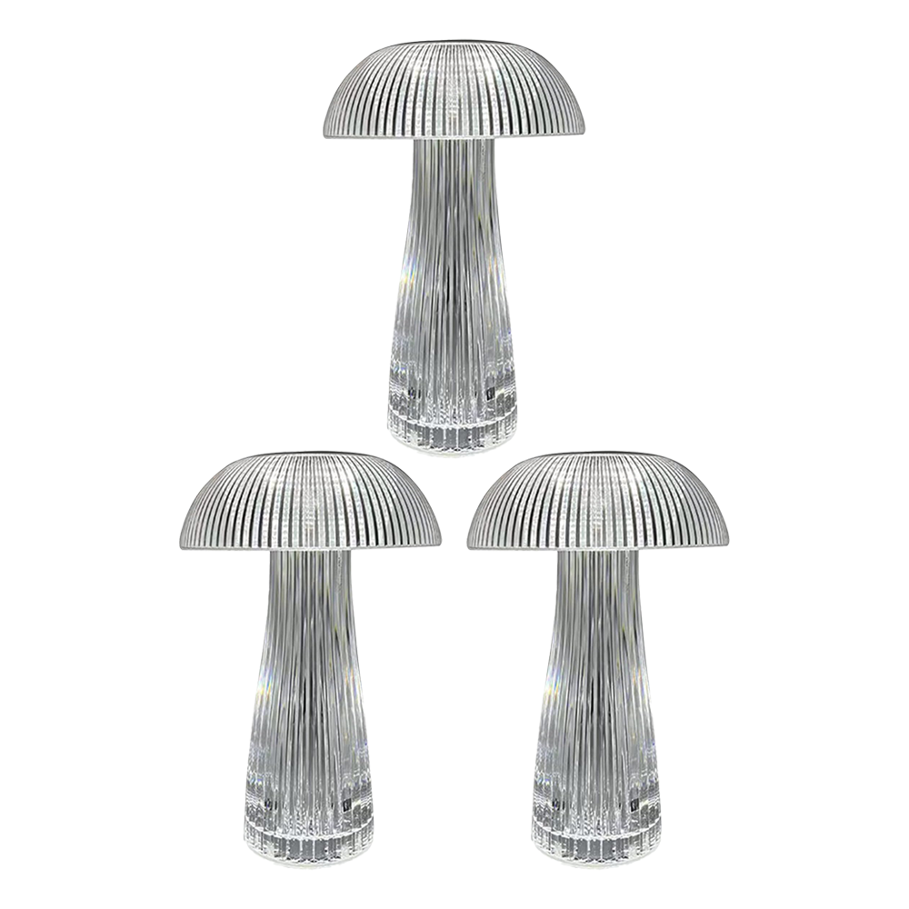Lampada da Tavolo Ricaricabile a Fungo RGB