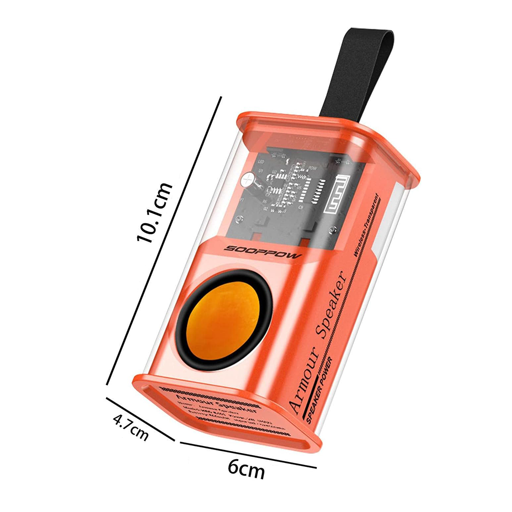 Altoparlante Wireless Bluetooth 5.3 con Bassi Potenti e Luci LED