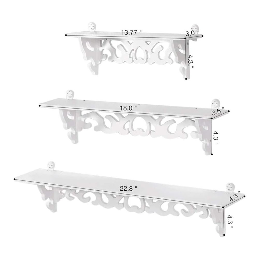 Mensole da Parete Decorative Intagliate
