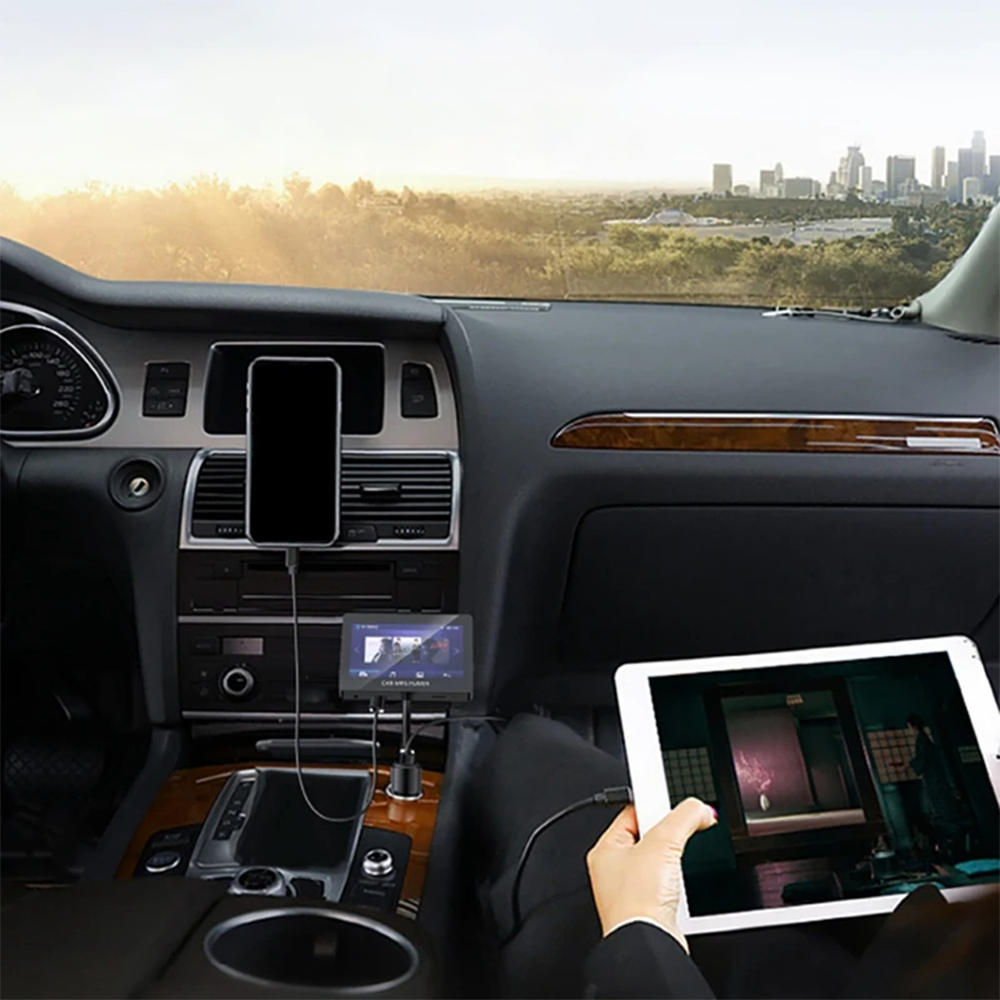 Monitor Auto Bluetooth 4.3” con Speaker e Trasmettitore FM